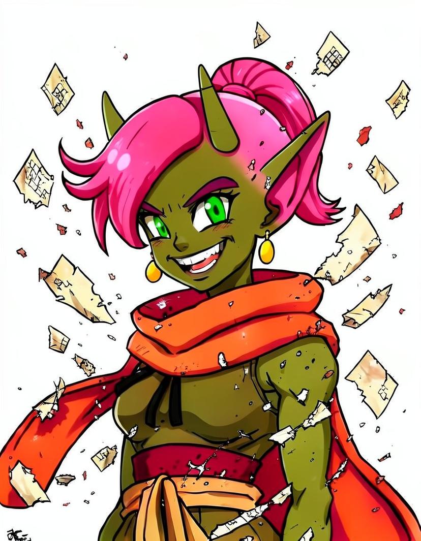 Verdant Whisper, a Dragon Ball OC made on GenTube