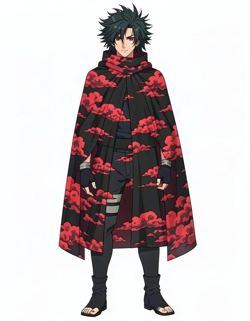 erroh uchiha, a Naruto OC made on GenTube