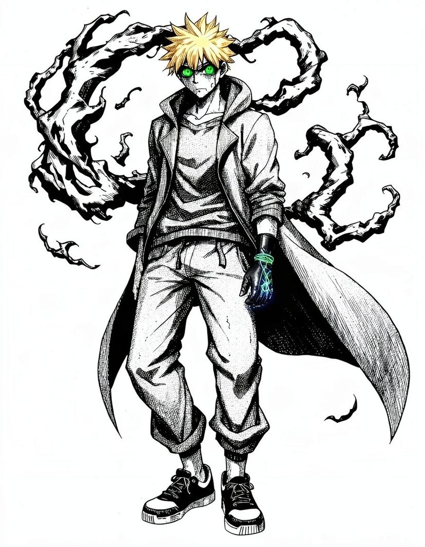 Vaughn Kemerer, a Jujutsu Kaisen OC made on GenTube