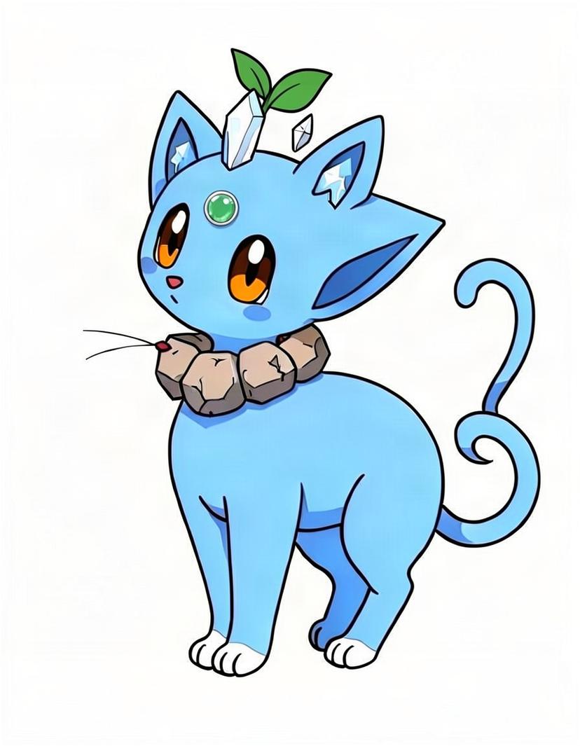 Chillmew, a Pokemon OC made on GenTube