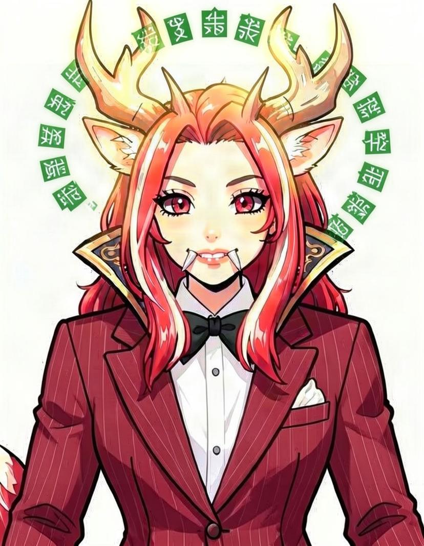 Autumn Crimson, a Hazbin Hotel OC made on GenTube