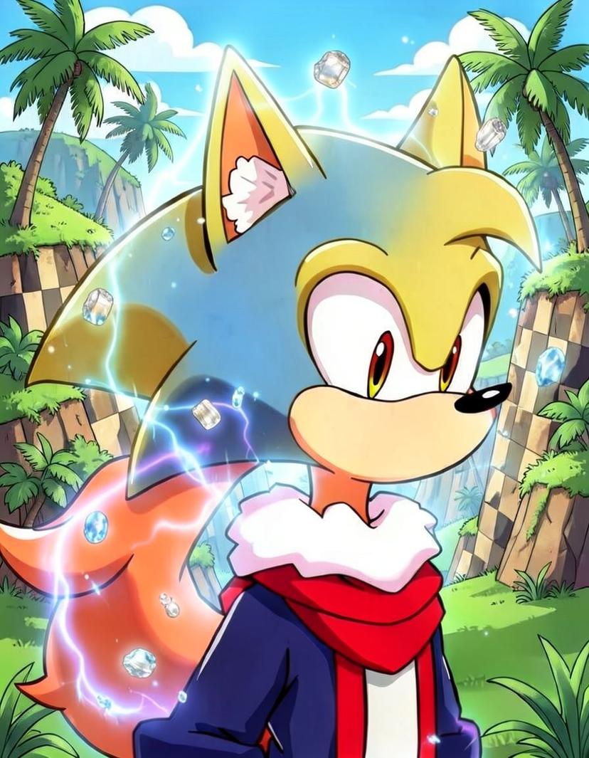 Auric Swift, a Sonic OC made on GenTube