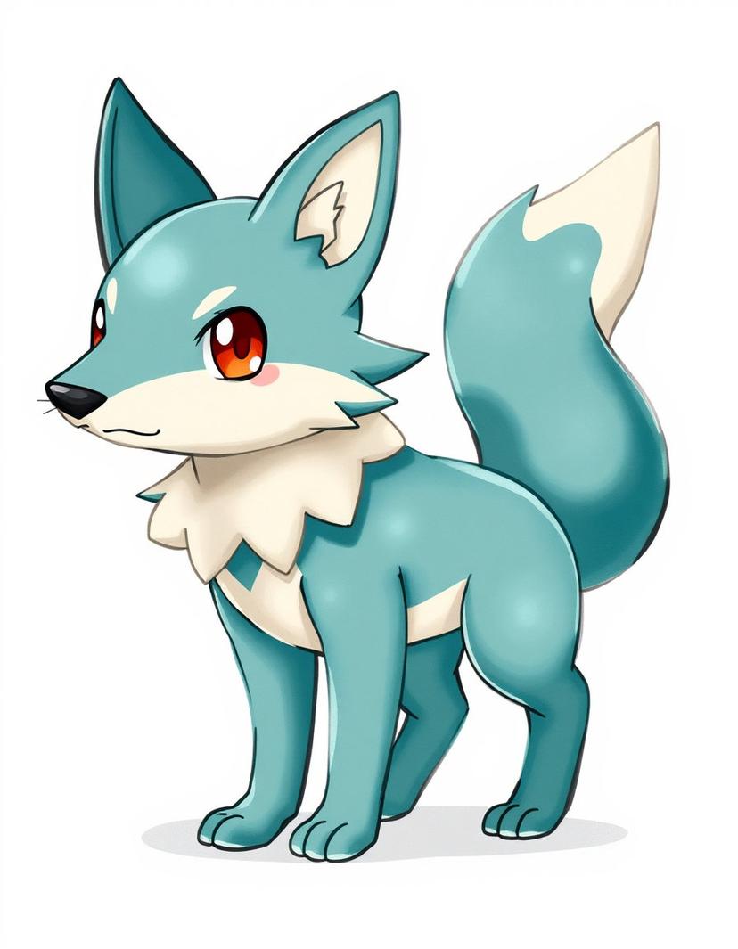 Zephywolf, a Pokemon OC made on GenTube