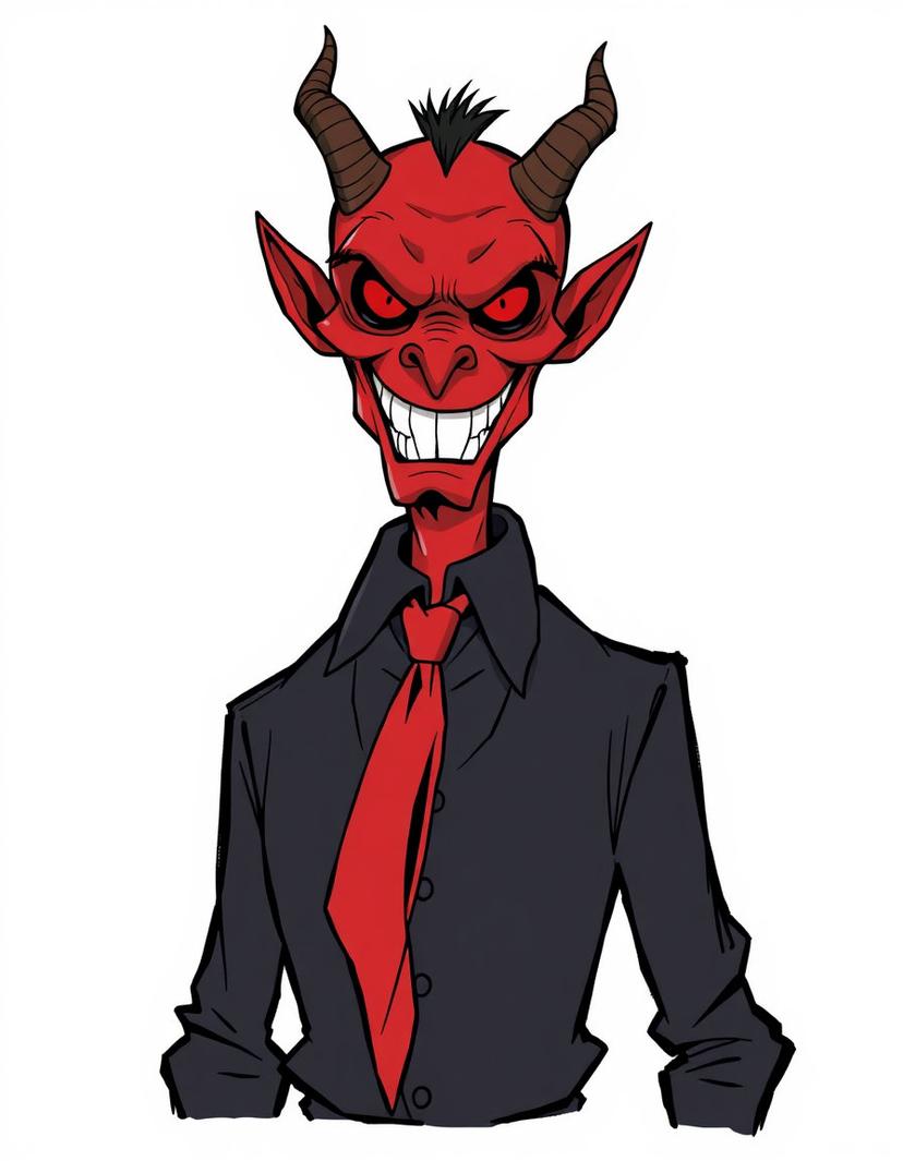 Obsidian Tie, a Hazbin Hotel OC made on GenTube