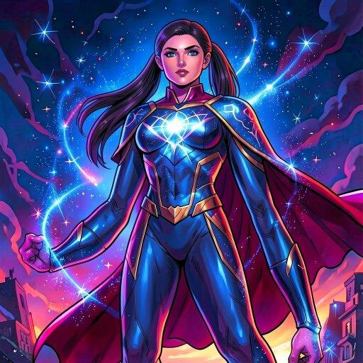 Ms strange, a Marvel Superhero OC made on GenTube