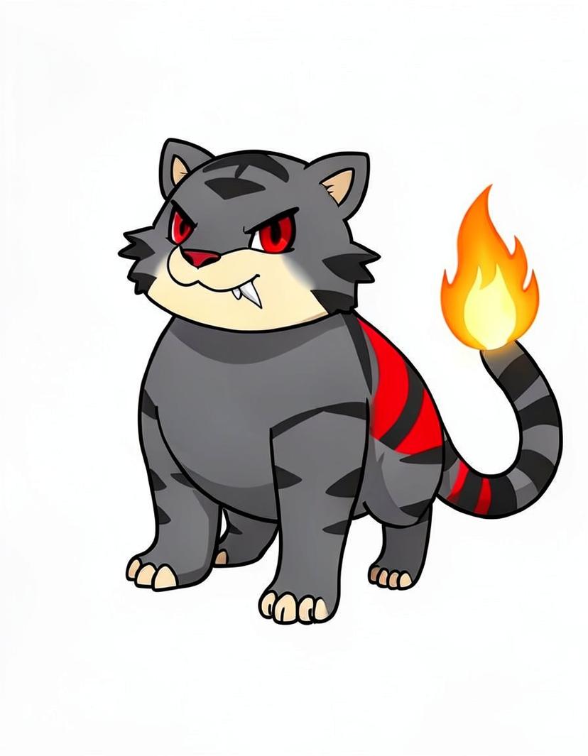 Blazeclaw, a Pokemon OC made on GenTube
