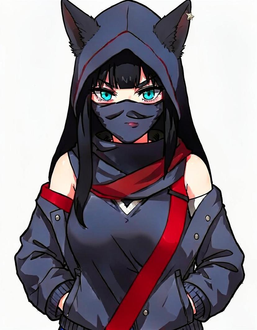 Kitsune Shade, a Demon Slayer OC made on GenTube