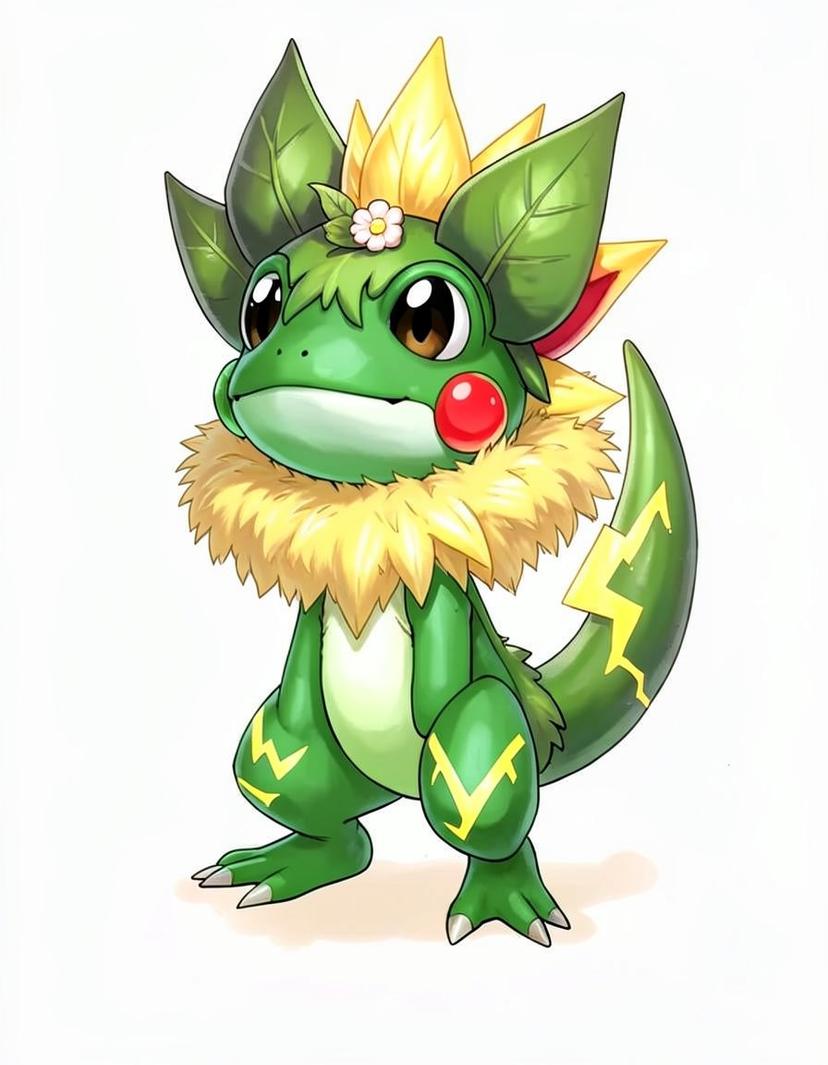 Mosstoad, a Pokemon OC made on GenTube