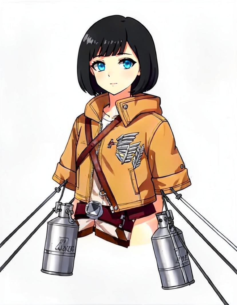 Kirin wong, a Attack on Titan OC made on GenTube