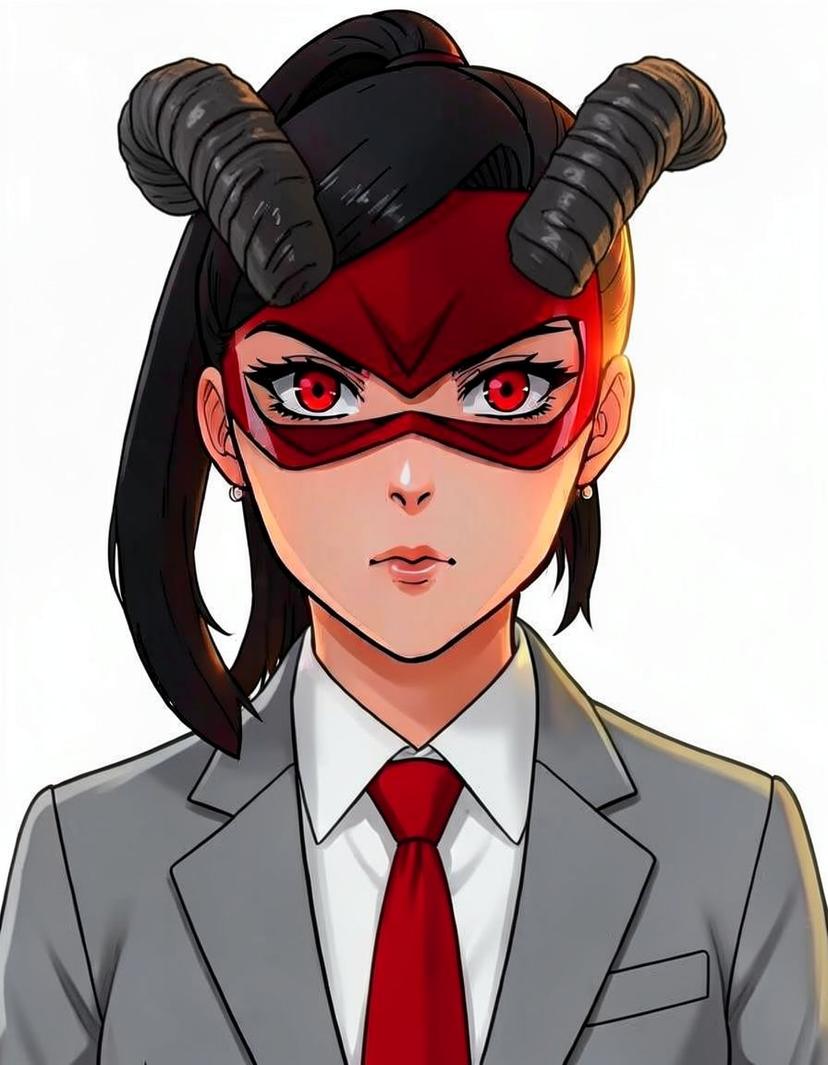 Crimson Vex, a My Hero Academia OC made on GenTube