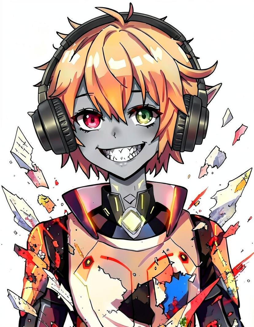 Azz, a Vocaloid OC made on GenTube