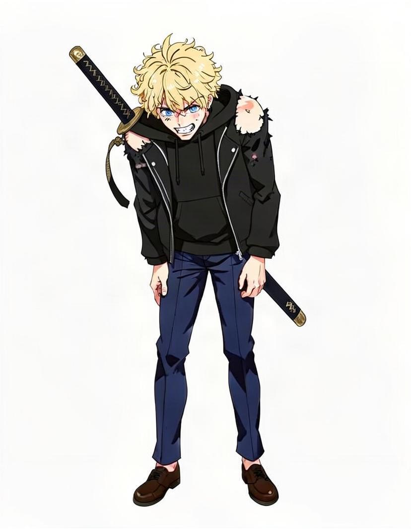 Nolan Naoya, a Jujutsu Kaisen OC made on GenTube