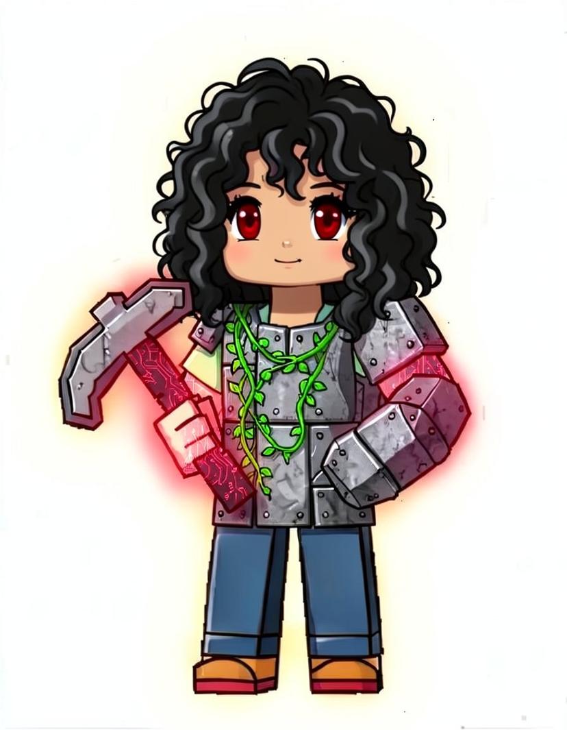nada, a Minecraft OC made on GenTube