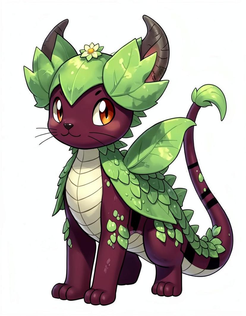dracat, a Pokemon OC made on GenTube