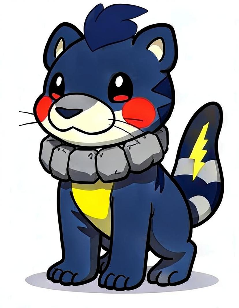 Roktri, a Pokemon OC made on GenTube