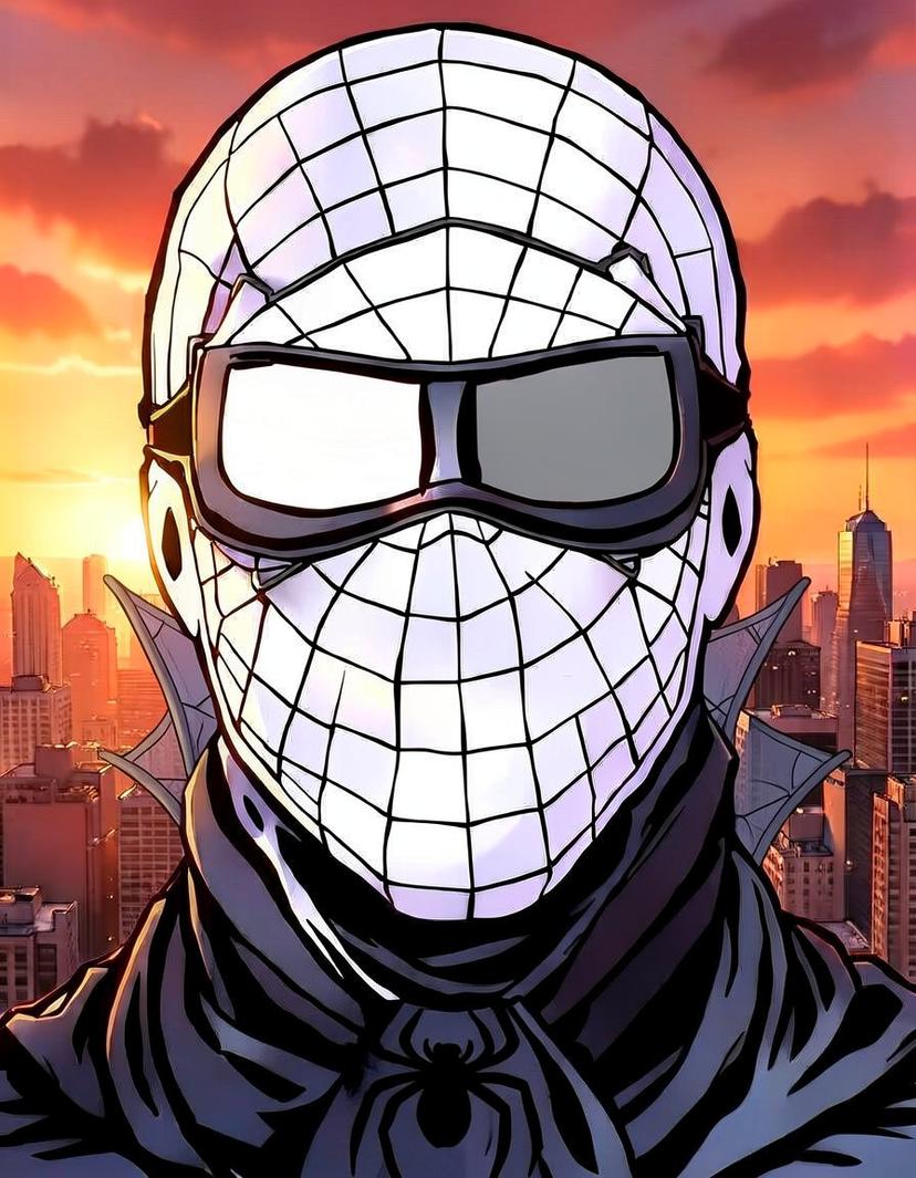 CrimsonWeb, a Spider Man OC made on GenTube