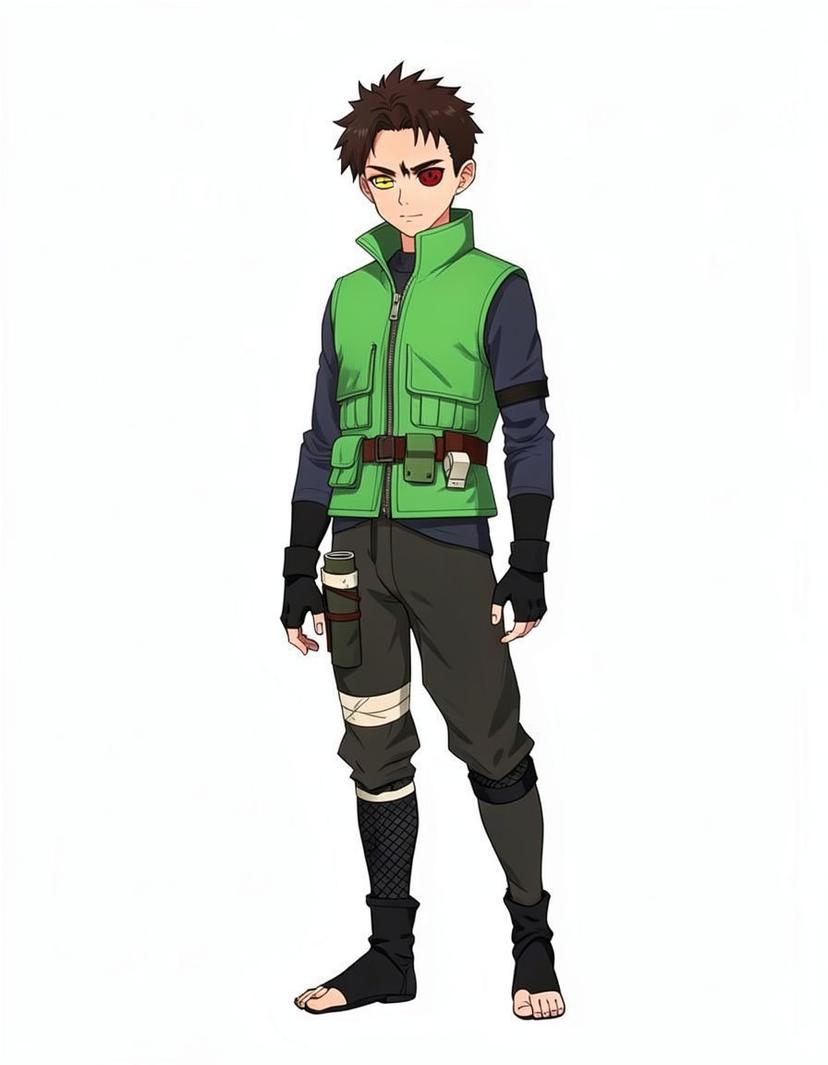 Shadeleaf, a Naruto OC made on GenTube