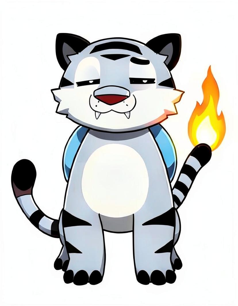 Cinderstripe, a Pokemon OC made on GenTube