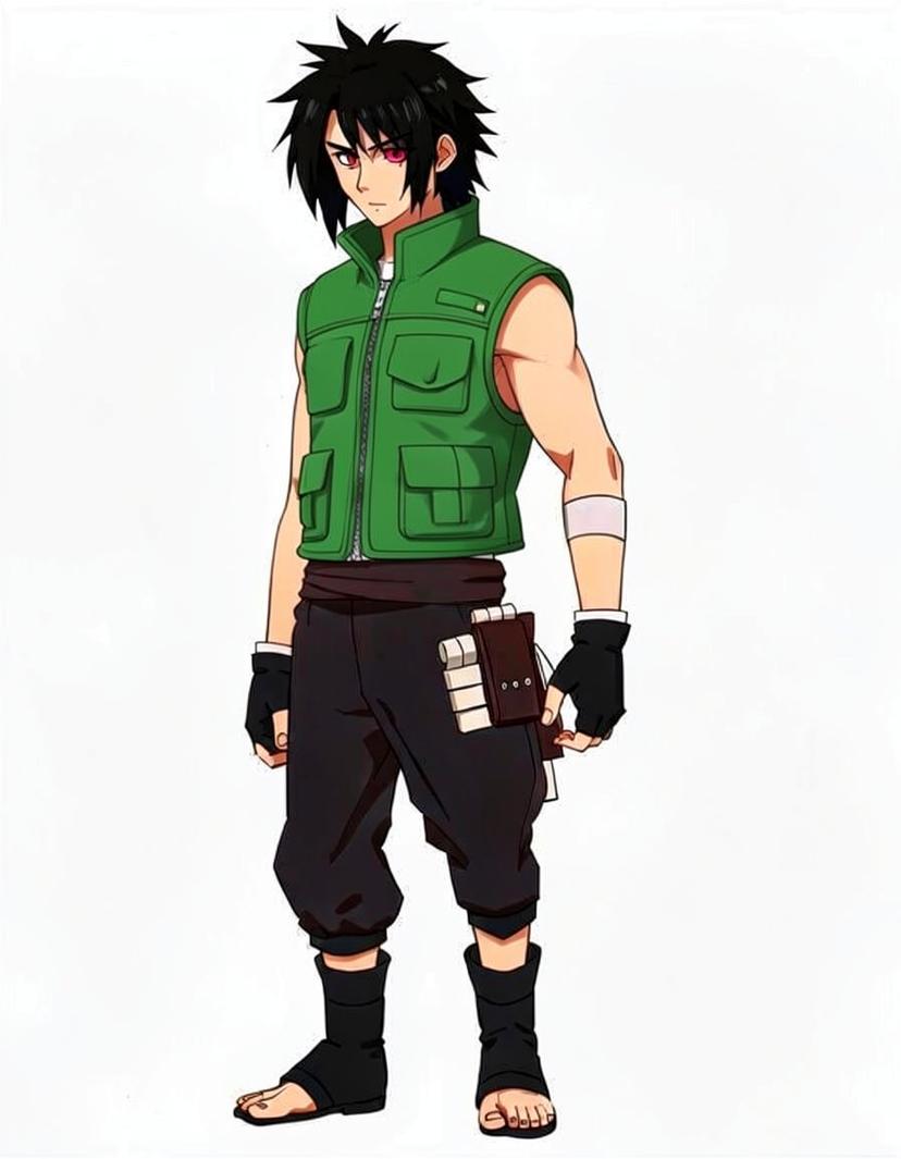 Kurofen, a Naruto OC made on GenTube