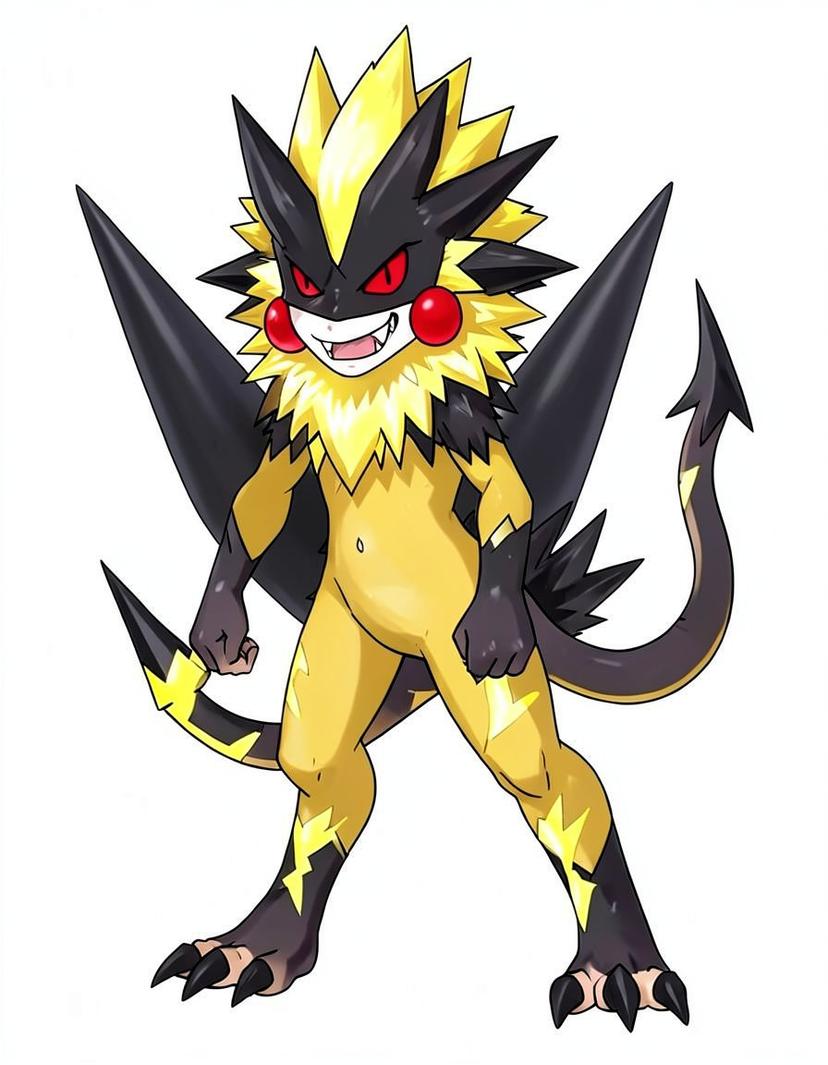 Zapix, a Pokemon OC made on GenTube