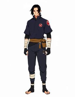 Kairo Shadowveil, a Naruto OC made on GenTube