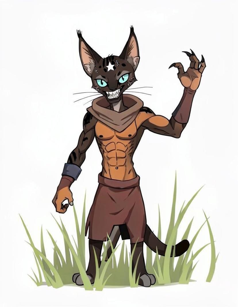 Sombra Escarchada, a Warrior Cats OC made on GenTube