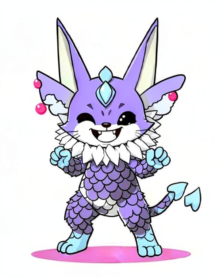 MysticPurr, a Pokemon OC made on GenTube