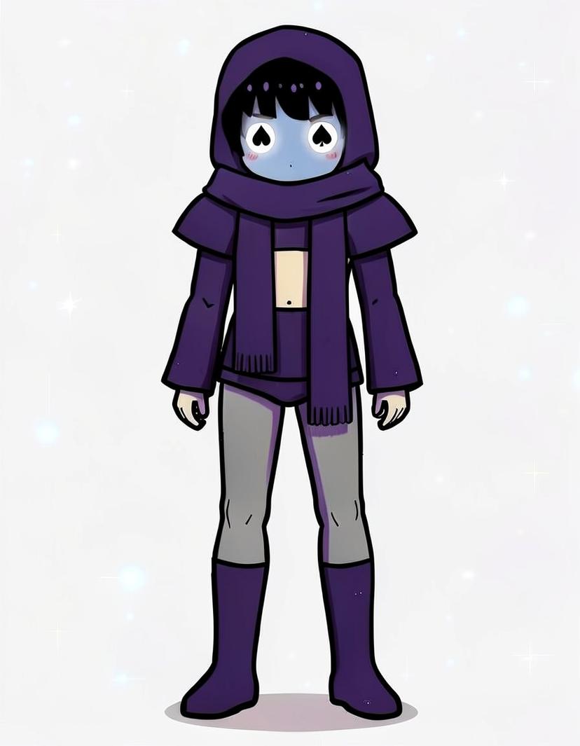 Shadeveil, a Deltarune OC made on GenTube