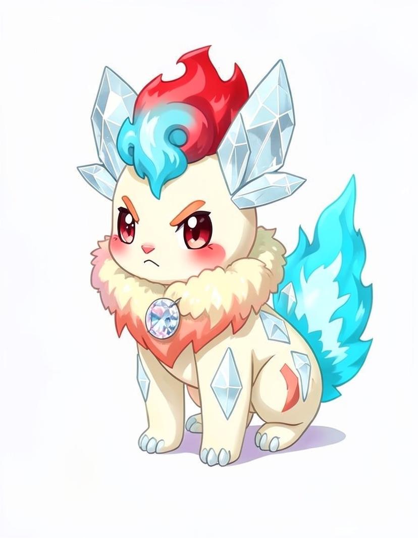 Scorchlo, a Pokemon OC made on GenTube