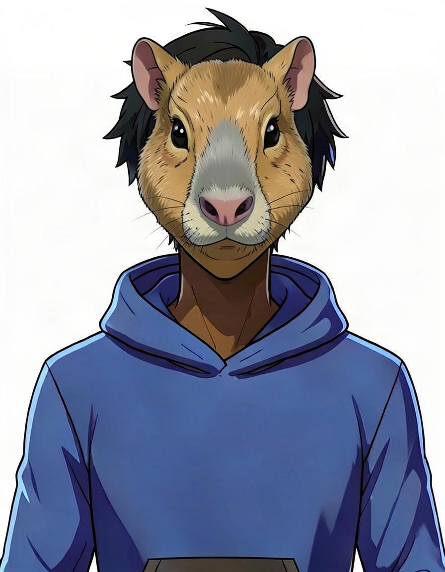 masked capybara