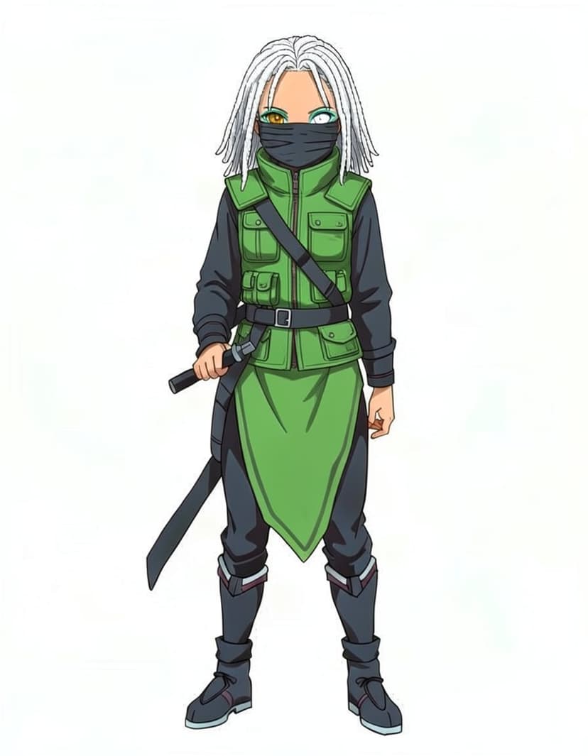 Moonblade, a Naruto OC made on GenTube