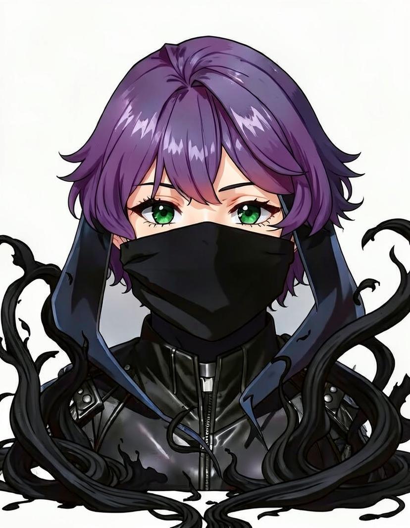 Shadeveil, a Fourth Wing OC made on GenTube