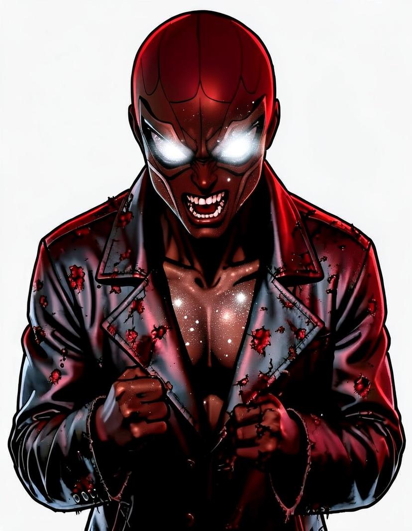 Vektor Void, a Marvel Superhero OC made on GenTube