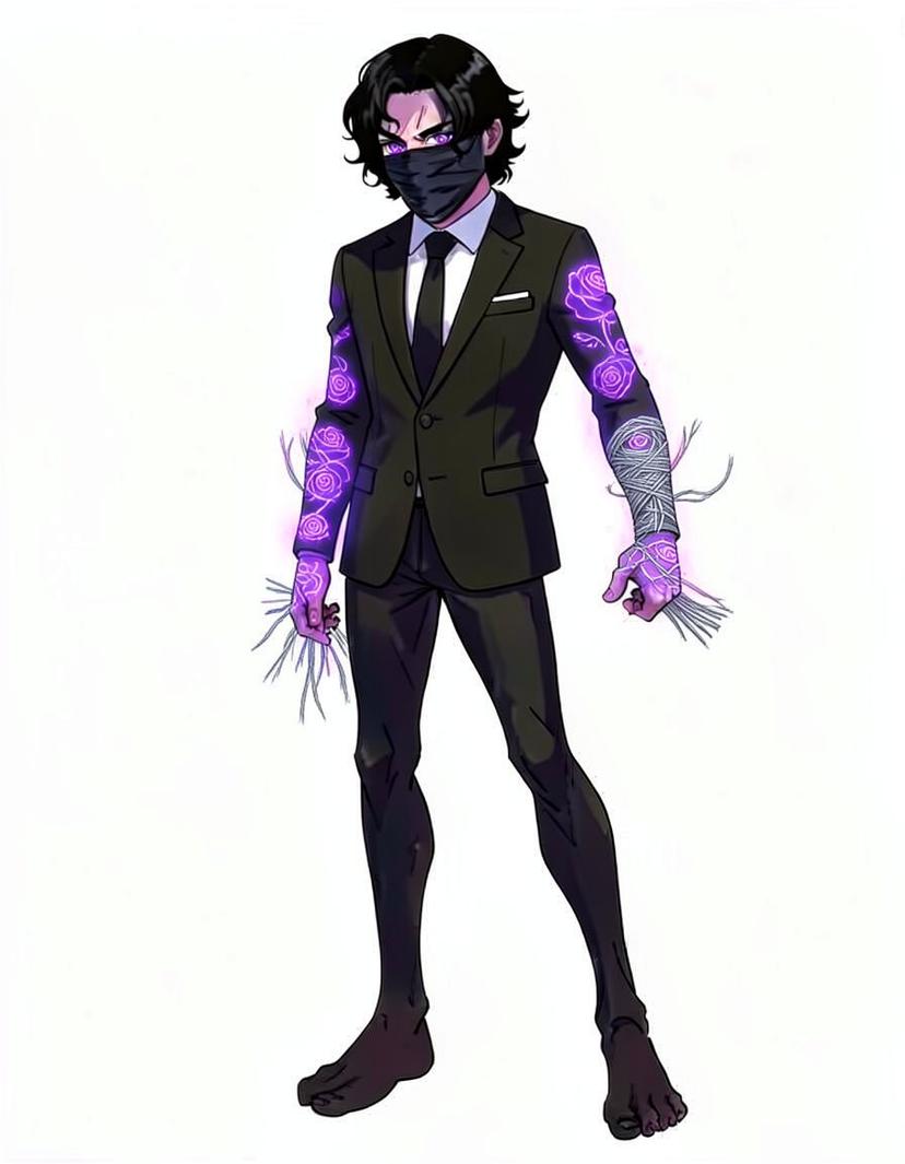 Shadow, a Jujutsu Kaisen OC made on GenTube