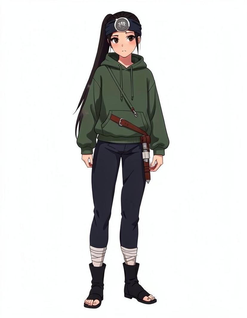 Kana, a Naruto OC made on GenTube