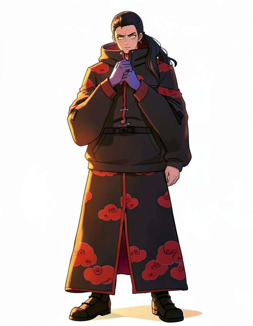 Crimson Dusk, a Naruto OC made on GenTube
