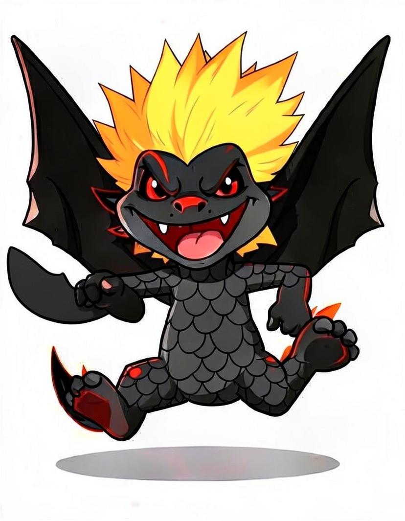 EmberFang, a Pokemon OC made on GenTube