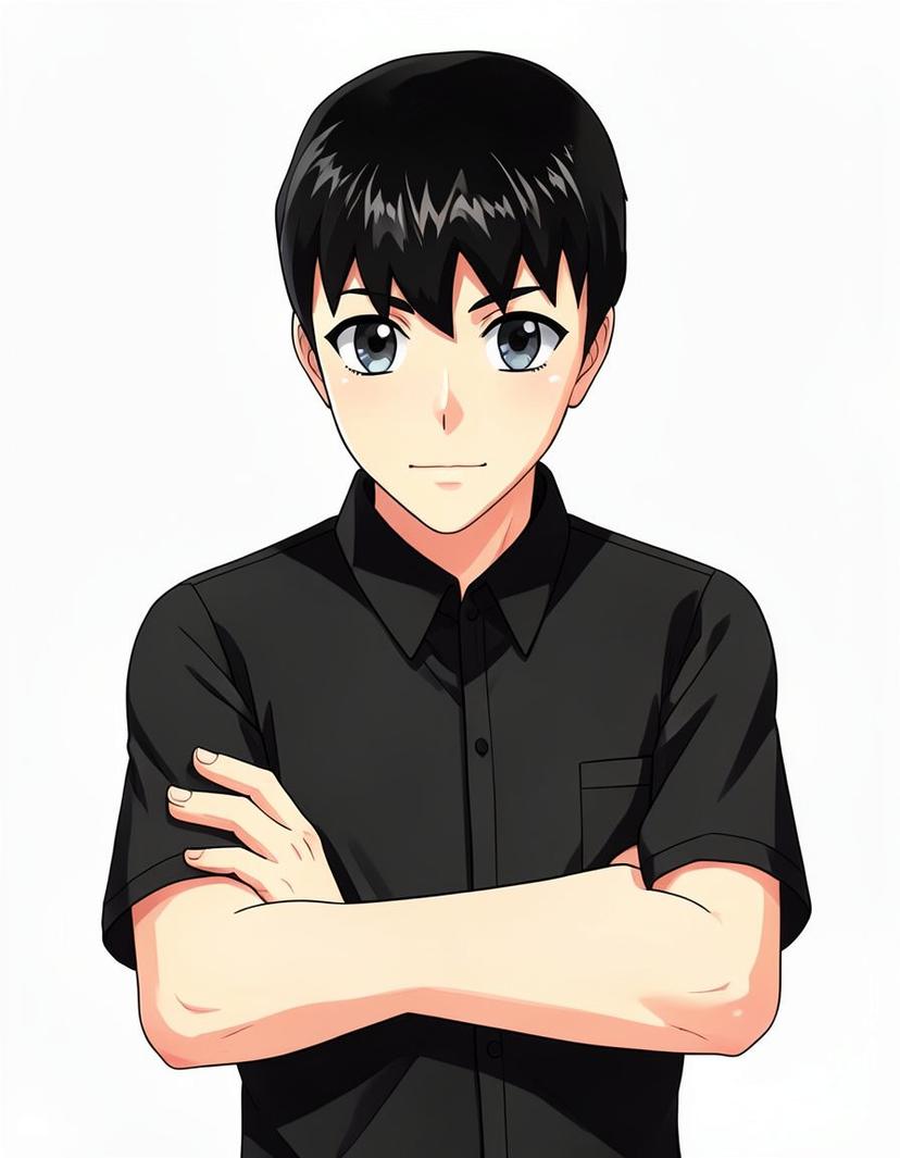 Muhammad, a DDLC OC made on GenTube