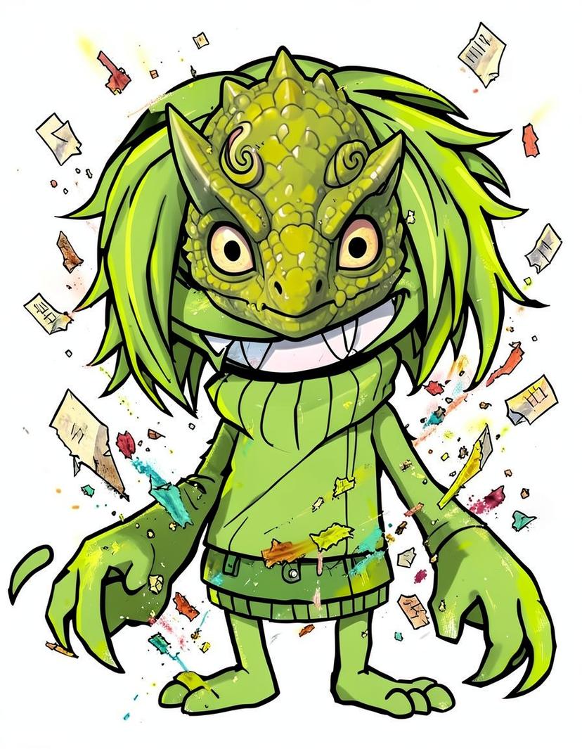 Helmut, a Deltarune OC made on GenTube