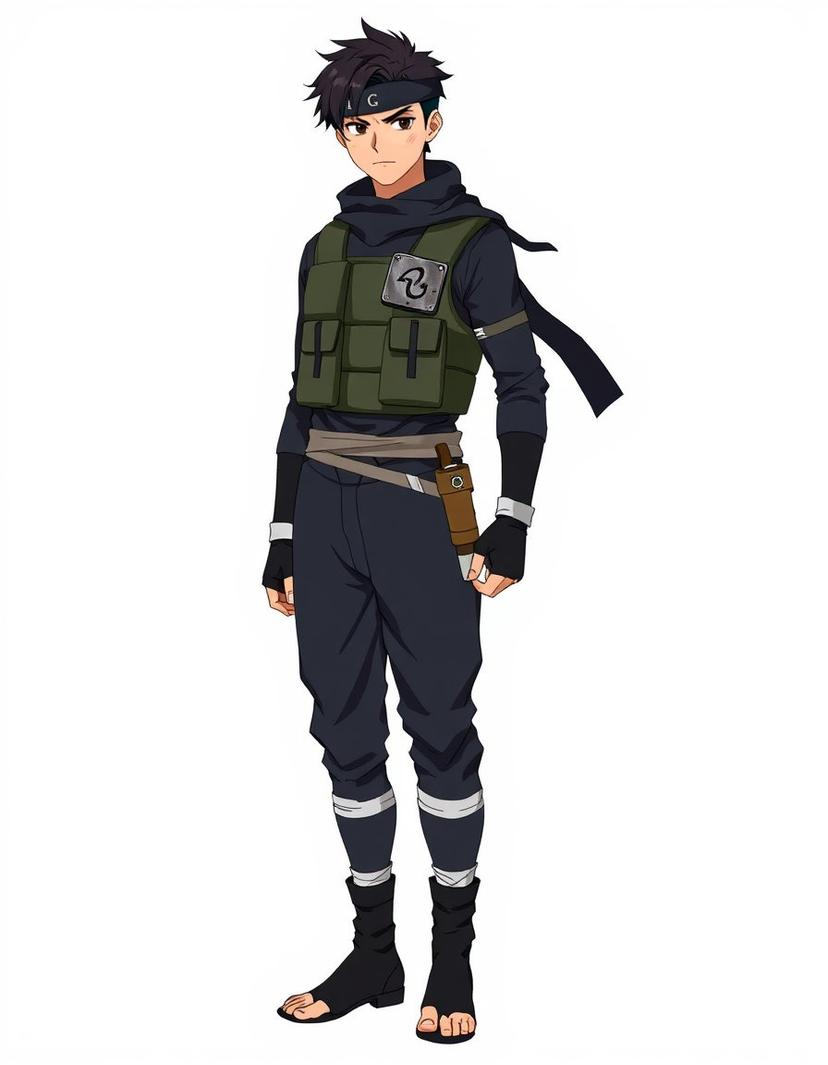 Kairo Ubushinaki, a Naruto OC made on GenTube