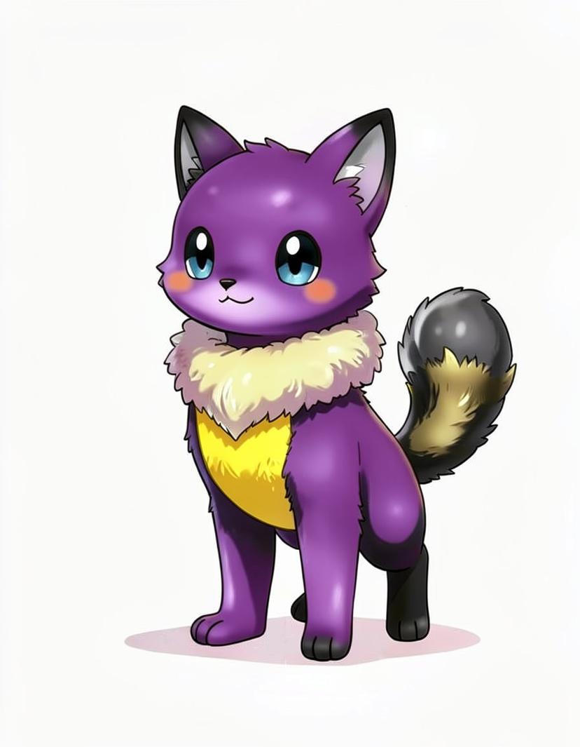Aimew, a Pokemon OC made on GenTube