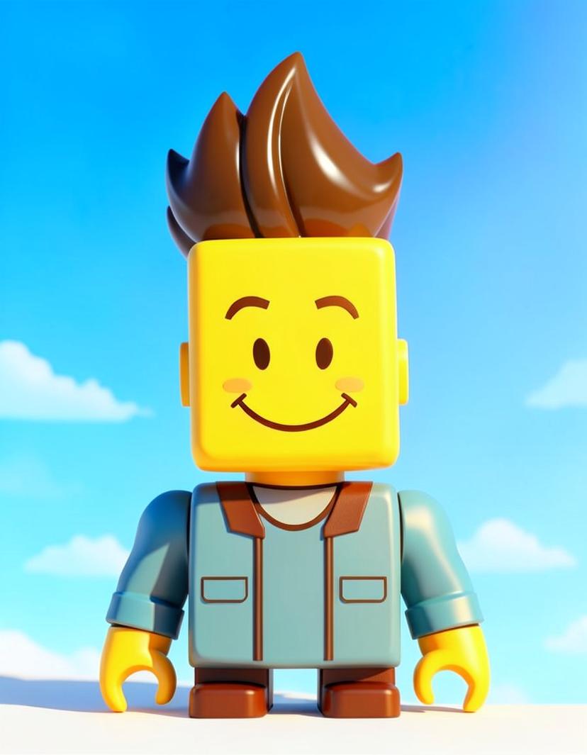 Bacon, a Roblox OC made on GenTube