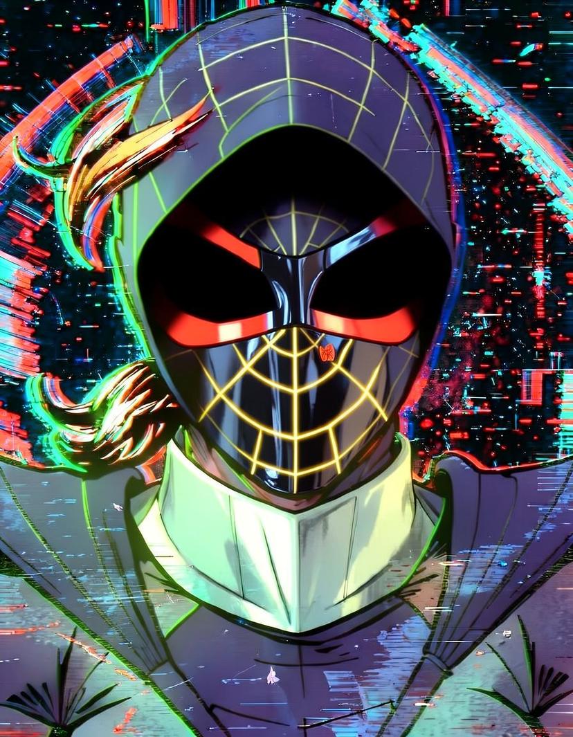 Violet Nightspider, a Spider Man OC made on GenTube