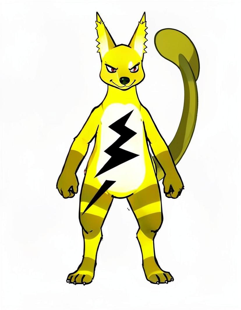 Zippal, a Pokemon OC made on GenTube