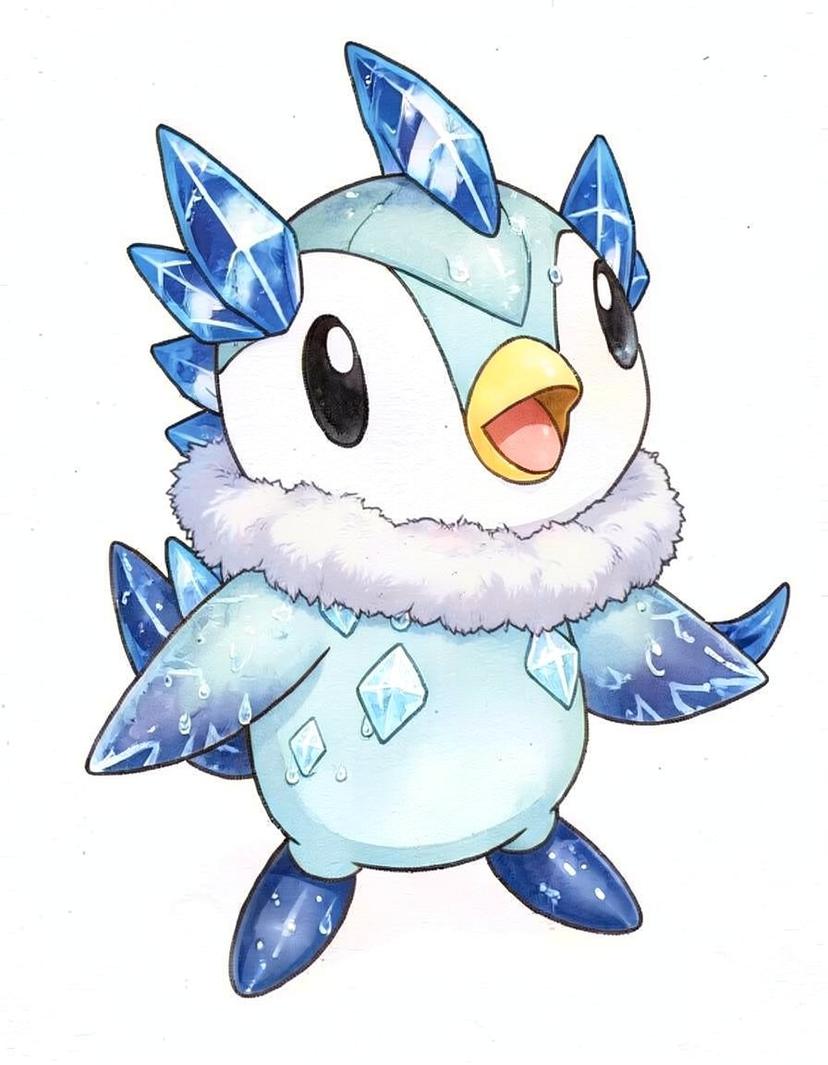 Frostra, a Pokemon OC made on GenTube