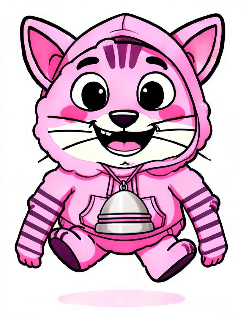 Mellow Meow, a Dandys World OC made on GenTube