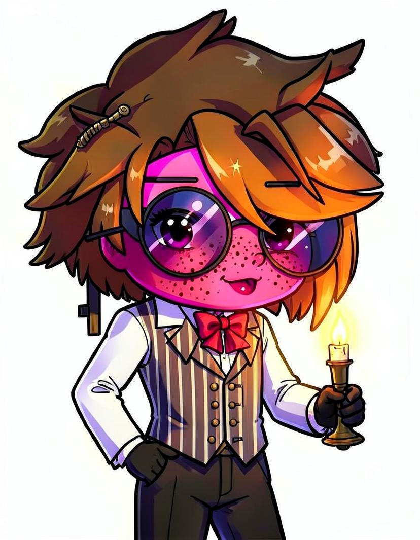 Laim, a Hazbin Hotel OC made on GenTube