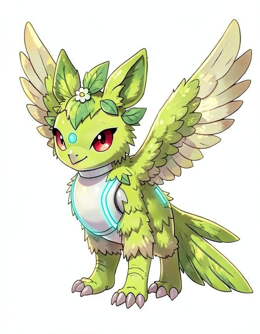 Sproutix, a Pokemon OC made on GenTube