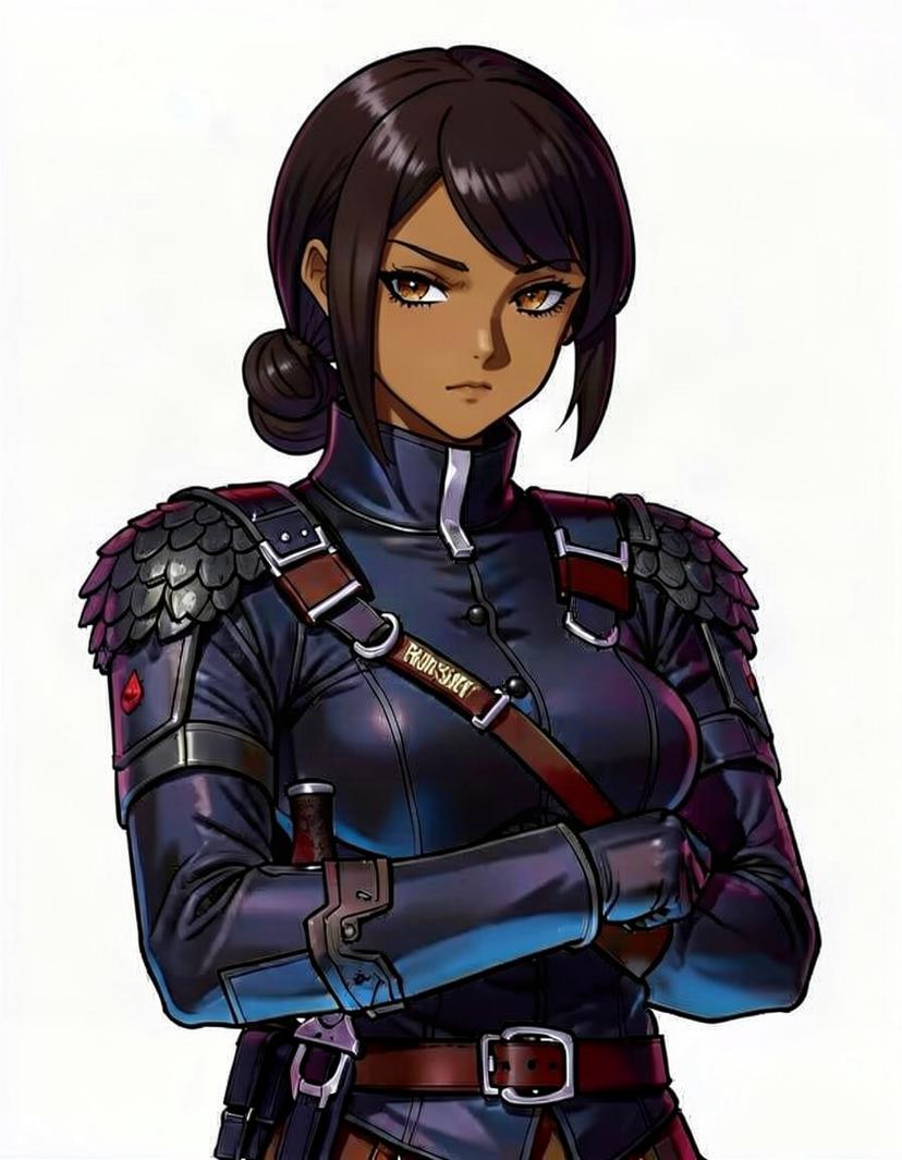 Alasdria Corrisk, a Fourth Wing OC made on GenTube