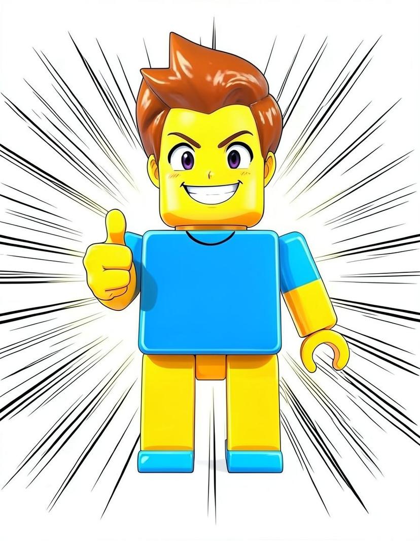 Sunny Quill, a Roblox OC made on GenTube